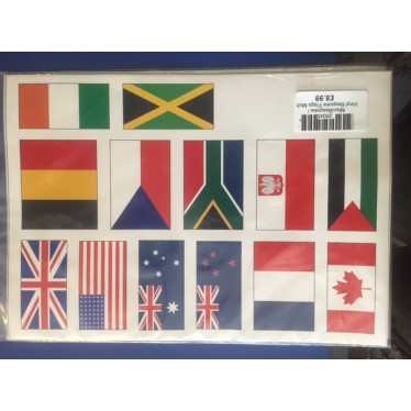 Vinyl Flags Multi Countries